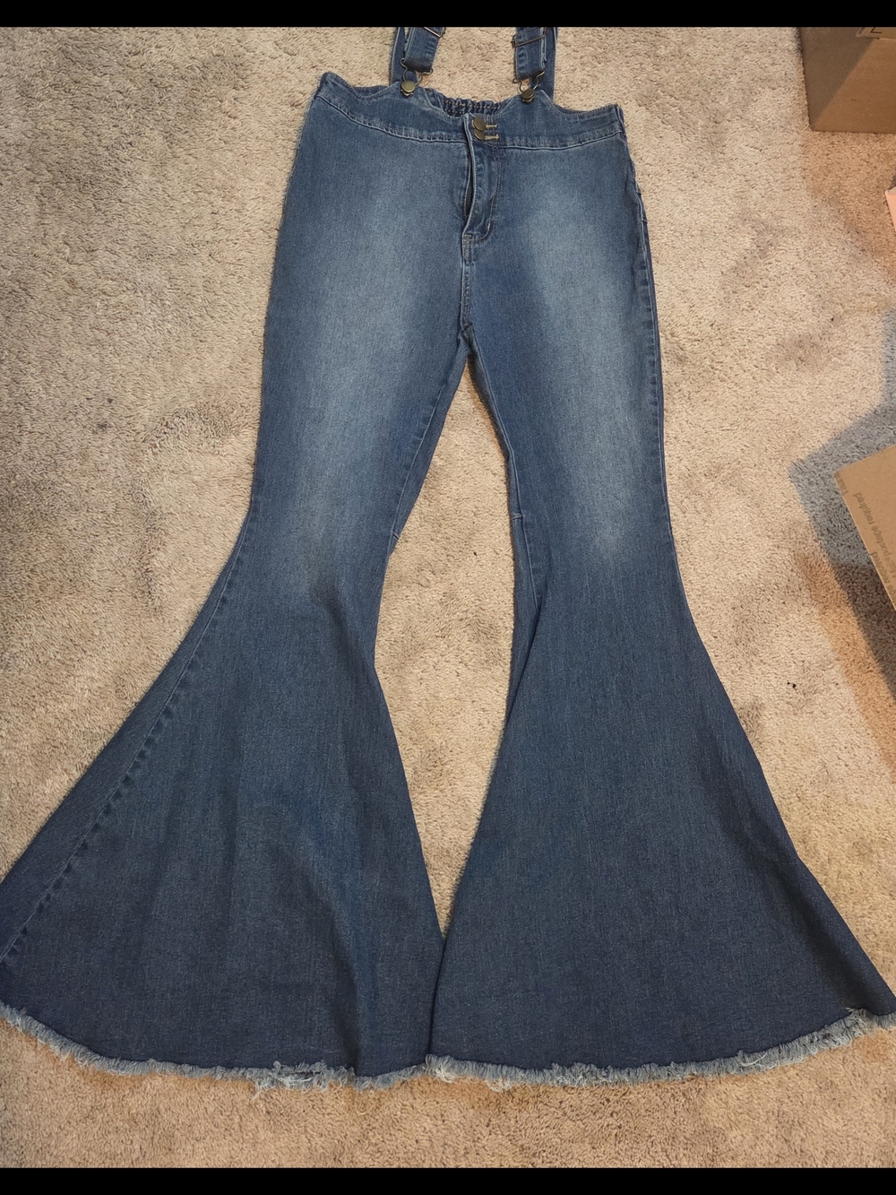 WOMENS LARGE Blue Flare Jeans